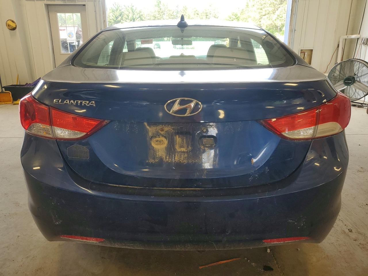 2013 Hyundai Elantra Gls Blue vin: KMHDH4AE9DU562159