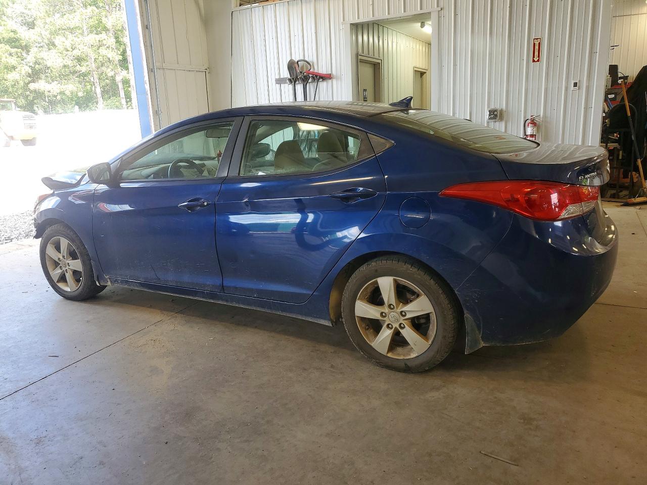 2013 Hyundai Elantra Gls Blue vin: KMHDH4AE9DU562159