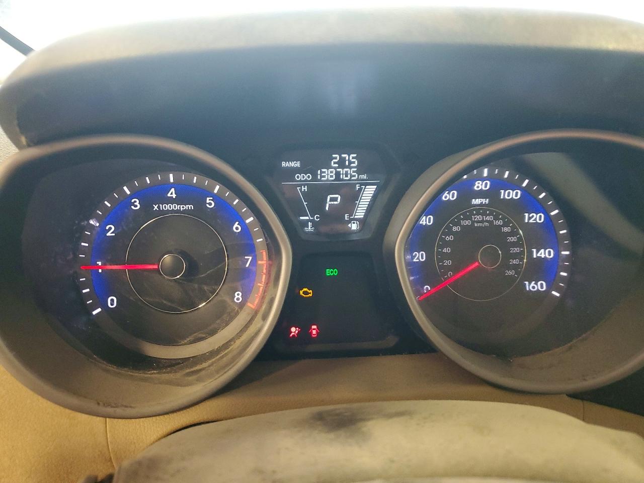 2013 Hyundai Elantra Gls Blue vin: KMHDH4AE9DU562159