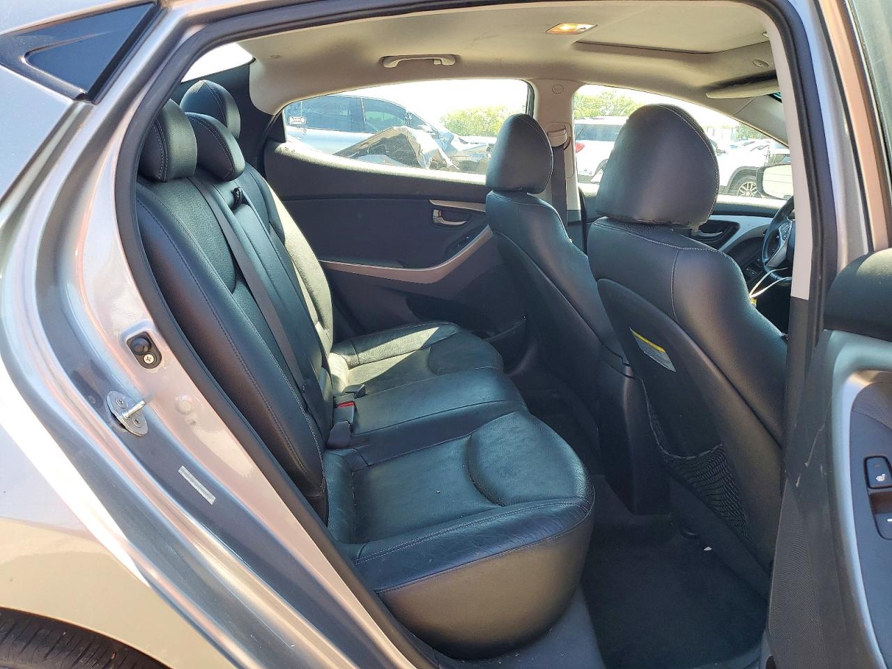 2013 Hyundai Elantra Limited Gray vin: KMHDH4AE9DU564624
