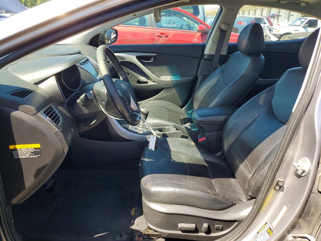 2013 Hyundai Elantra Limited Gray vin: KMHDH4AE9DU564624