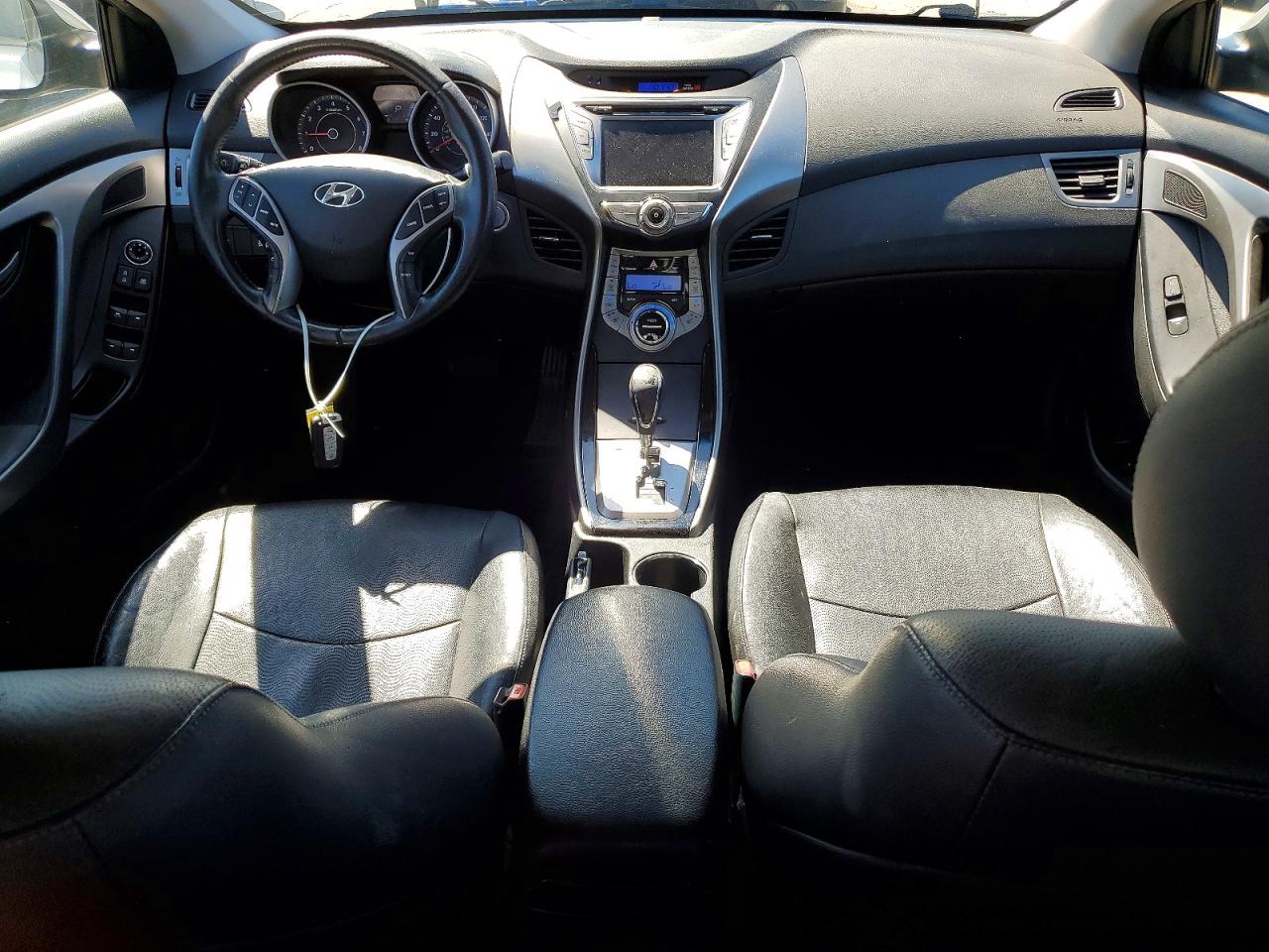 2013 Hyundai Elantra Limited Gray vin: KMHDH4AE9DU564624