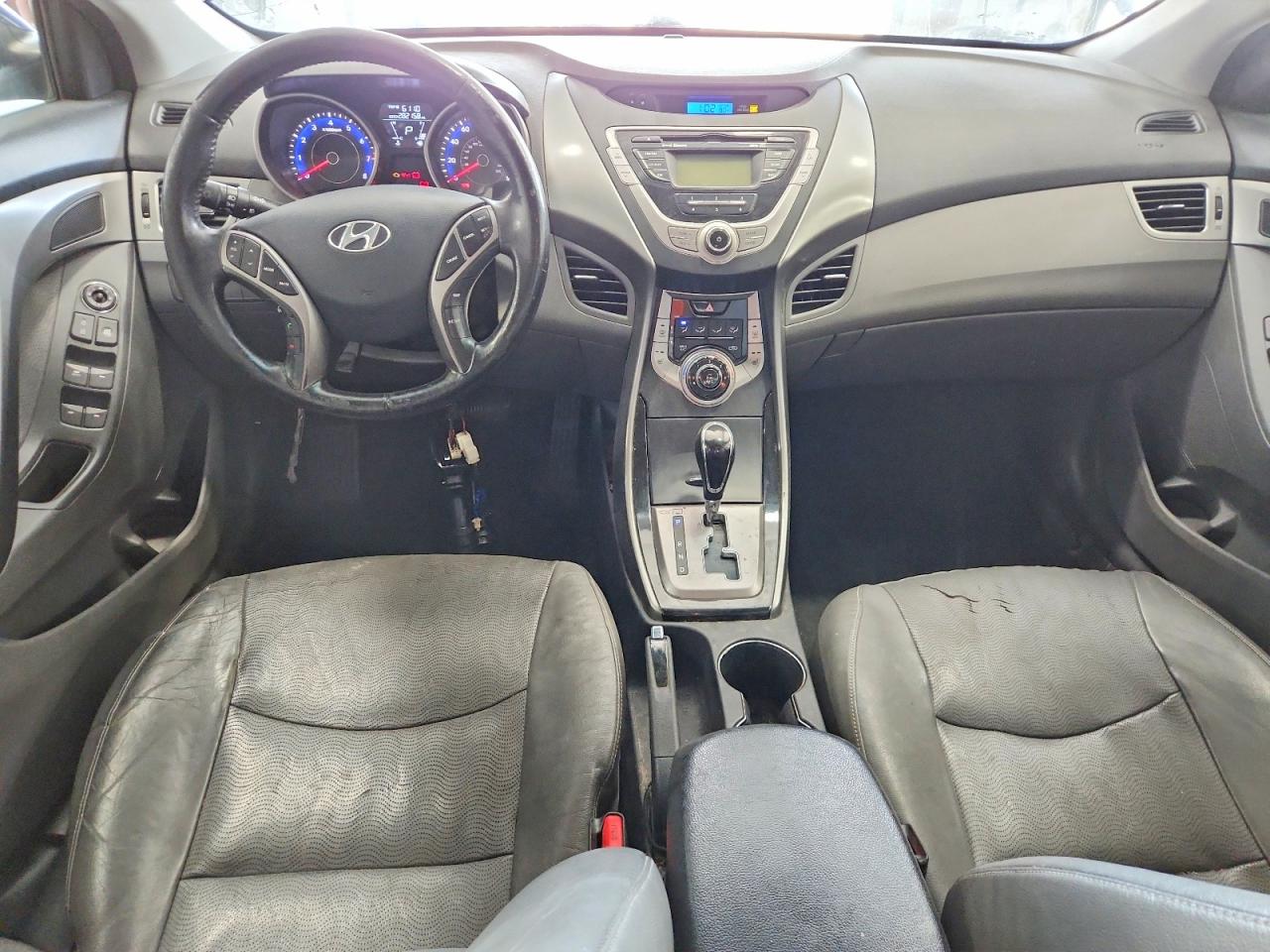 2013 Hyundai Elantra Limited Blue vin: KMHDH4AE9DU576594