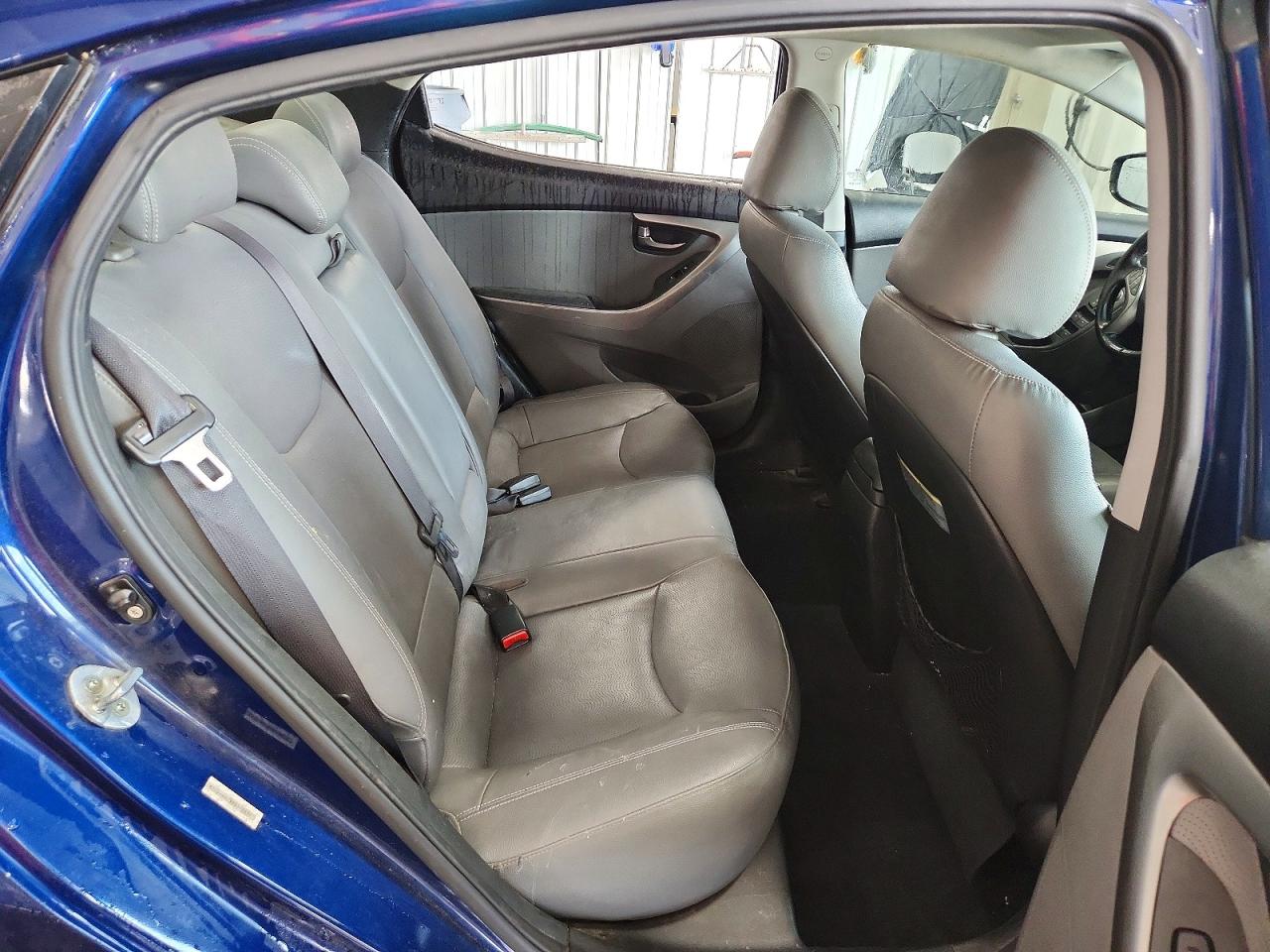 2013 Hyundai Elantra Limited Blue vin: KMHDH4AE9DU576594