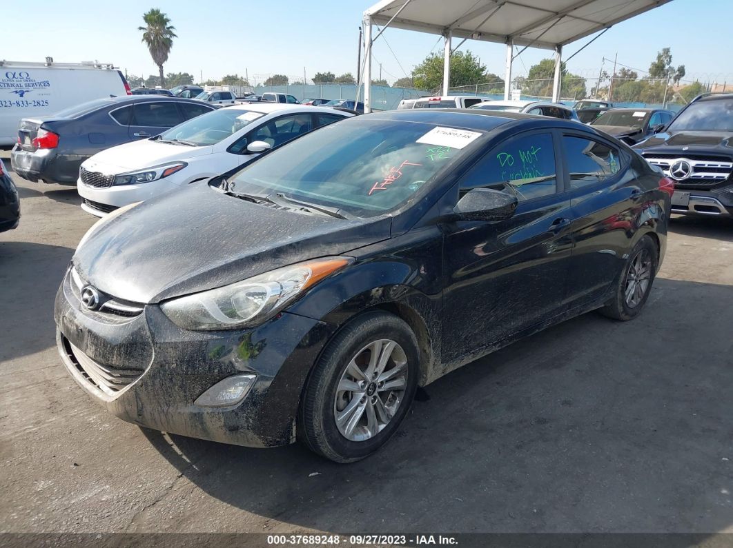 2013 Hyundai Elantra Gls (ulsan Plant) Black vin: KMHDH4AE9DU589071