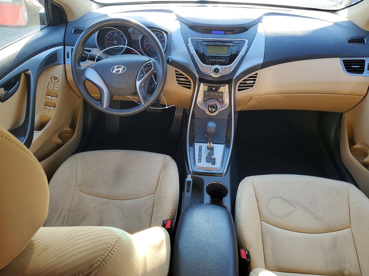2013 Hyundai Elantra Gls Red vin: KMHDH4AE9DU638317