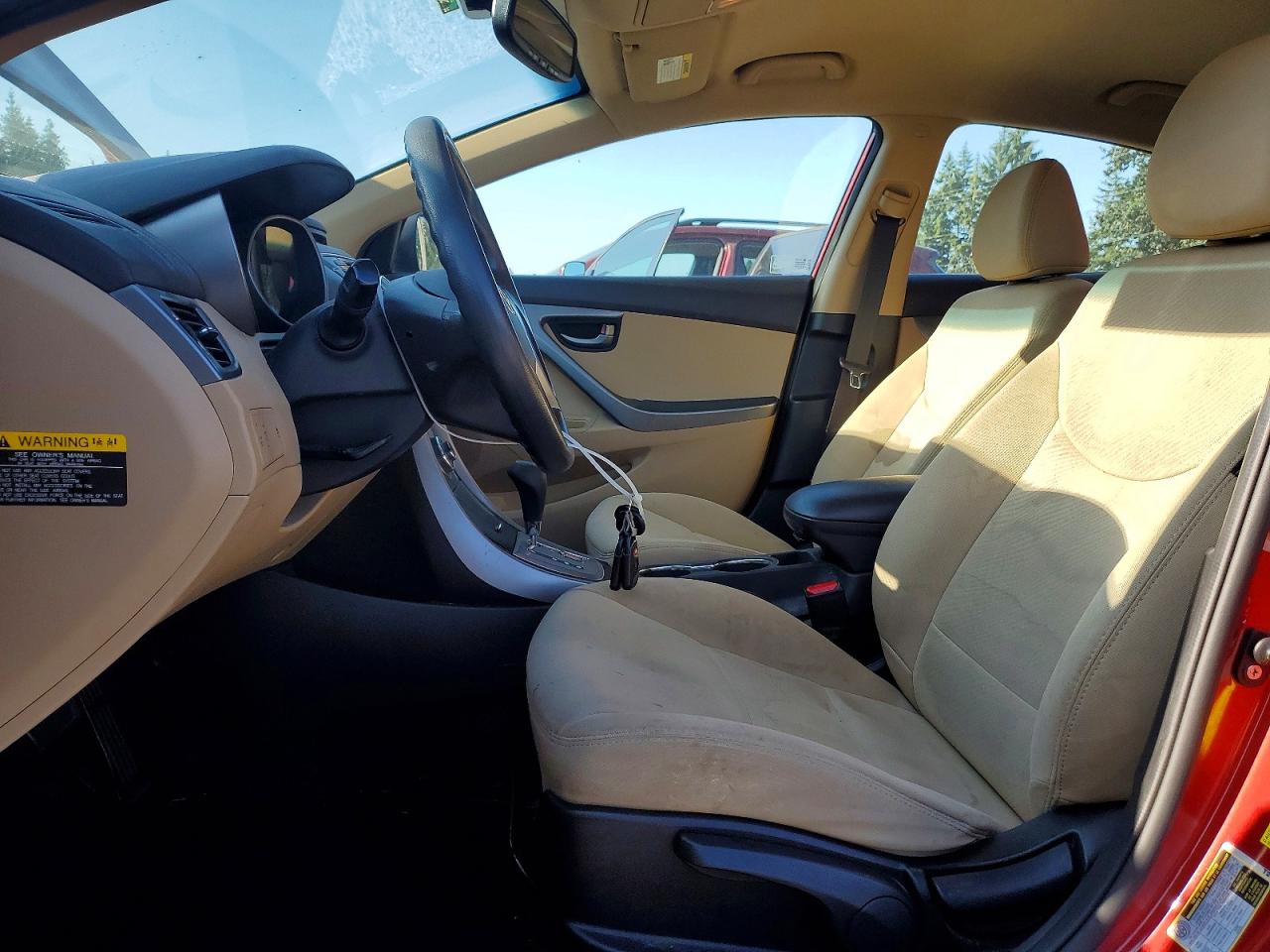 2013 Hyundai Elantra Gls Red vin: KMHDH4AE9DU638317