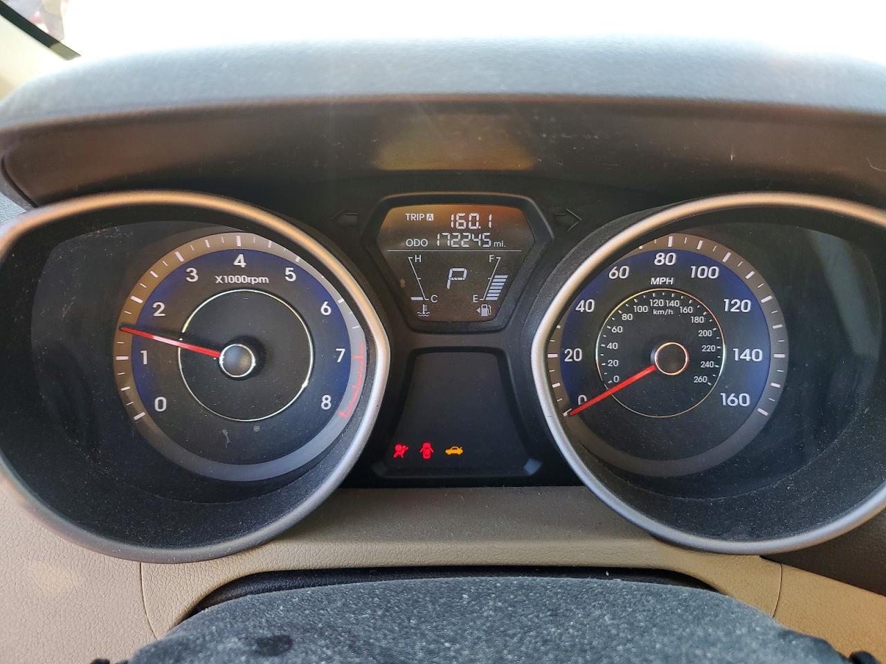2013 Hyundai Elantra Gls Red vin: KMHDH4AE9DU638317