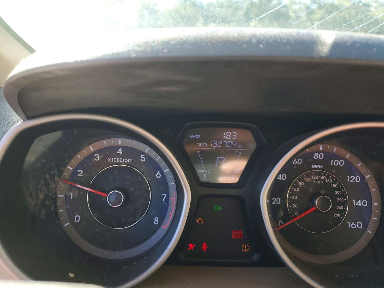 2013 Hyundai Elantra Gls Red vin: KMHDH4AE9DU661306