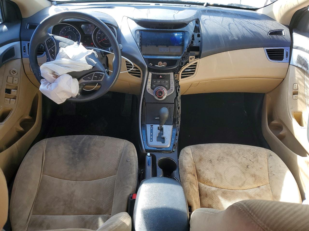 2013 Hyundai Elantra Gls Red vin: KMHDH4AE9DU661306