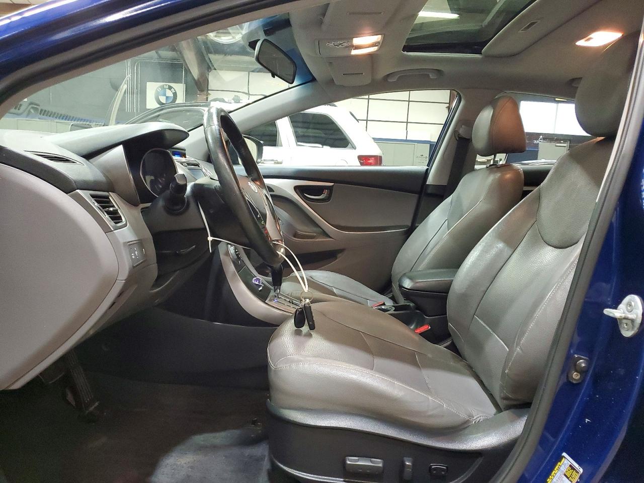 2013 Hyundai Elantra Limited Синий vin: KMHDH4AE9DU661452