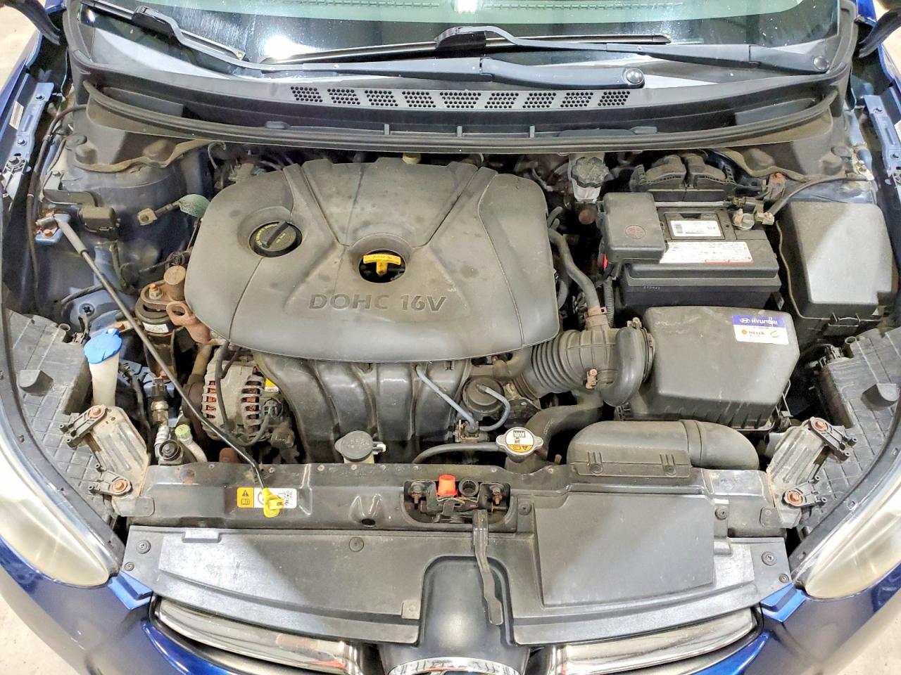 2013 Hyundai Elantra Limited Синий vin: KMHDH4AE9DU661452