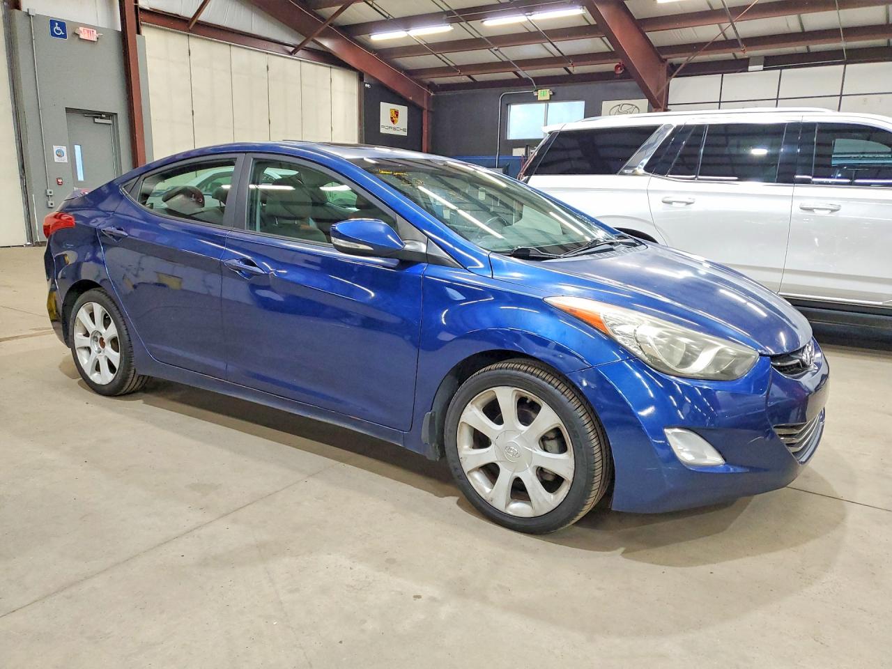 2013 Hyundai Elantra Limited Синий vin: KMHDH4AE9DU661452