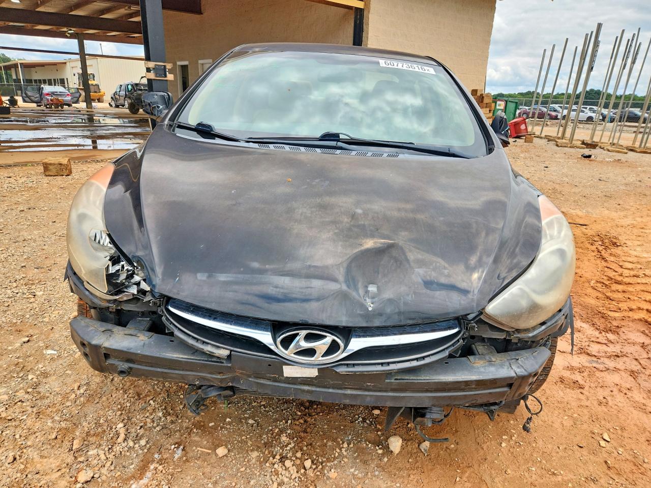 2013 Hyundai Elantra Gls Black vin: KMHDH4AE9DU674203