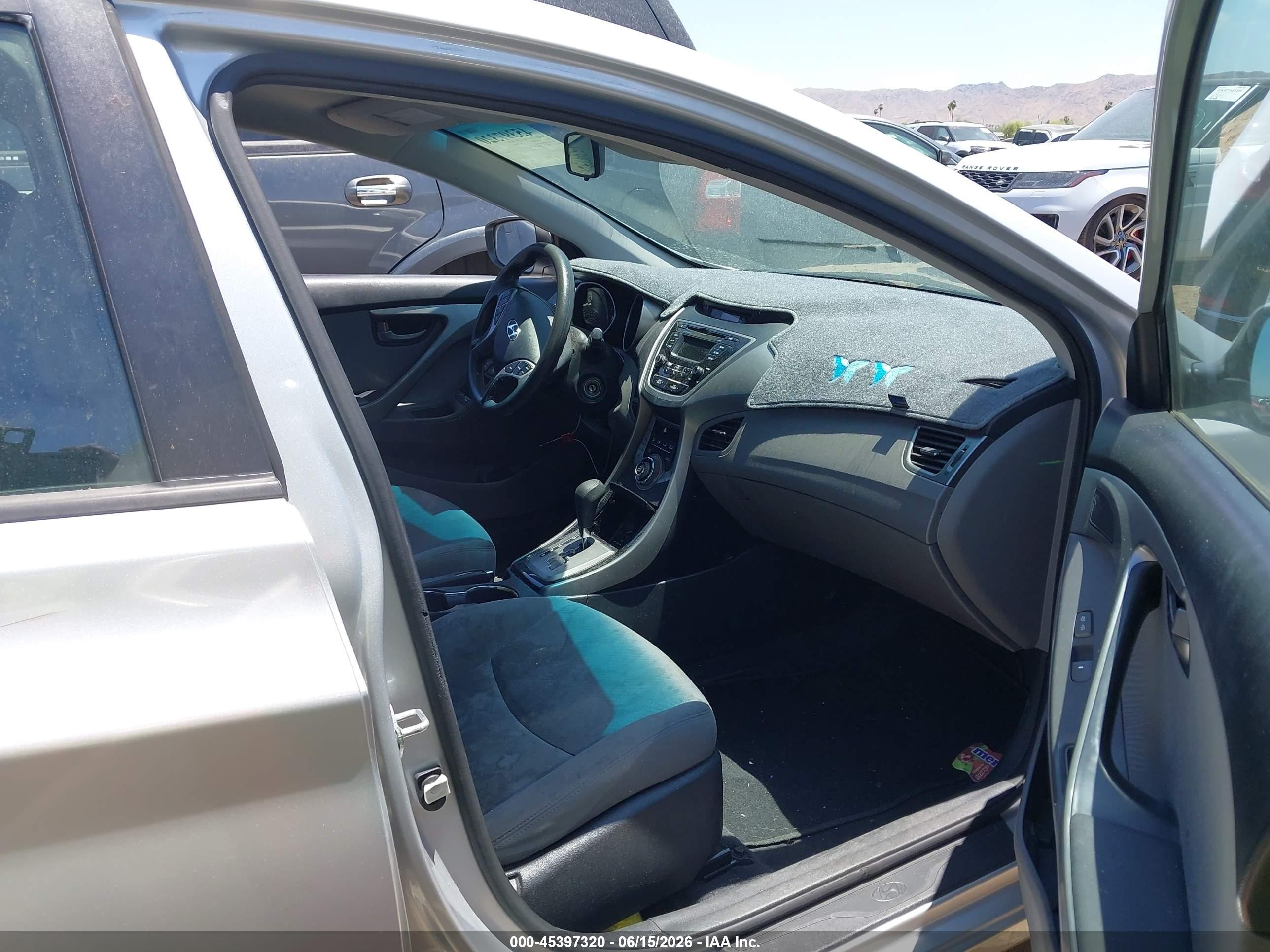 2013 Hyundai Elantra Gls Silver vin: KMHDH4AE9DU680468