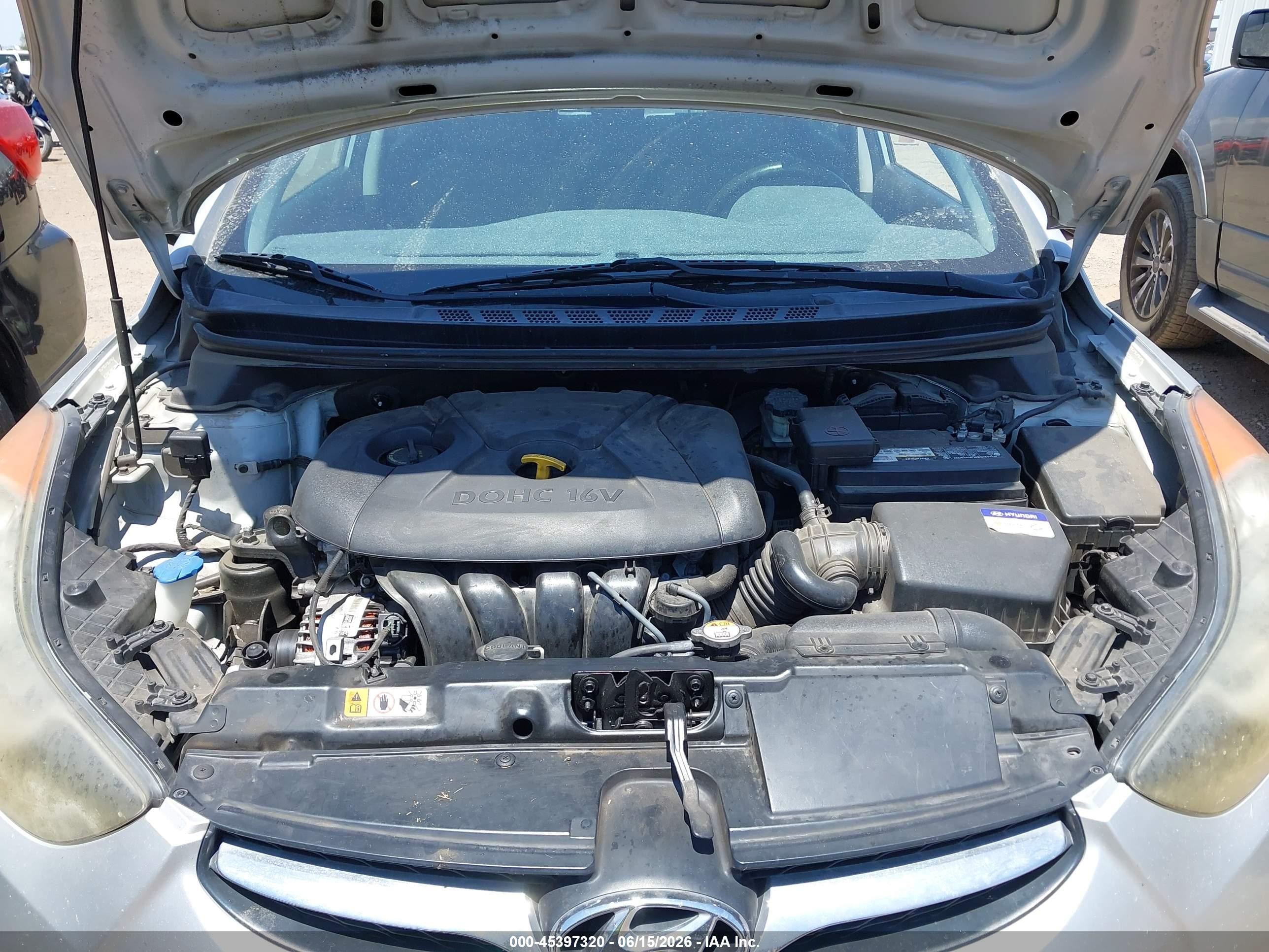 2013 Hyundai Elantra Gls Silver vin: KMHDH4AE9DU680468