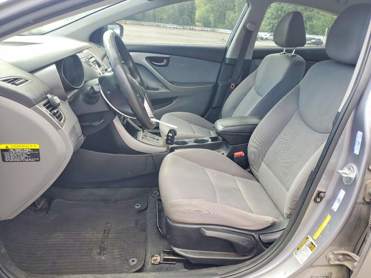 2013 Hyundai Elantra Gls Gray vin: KMHDH4AE9DU708995