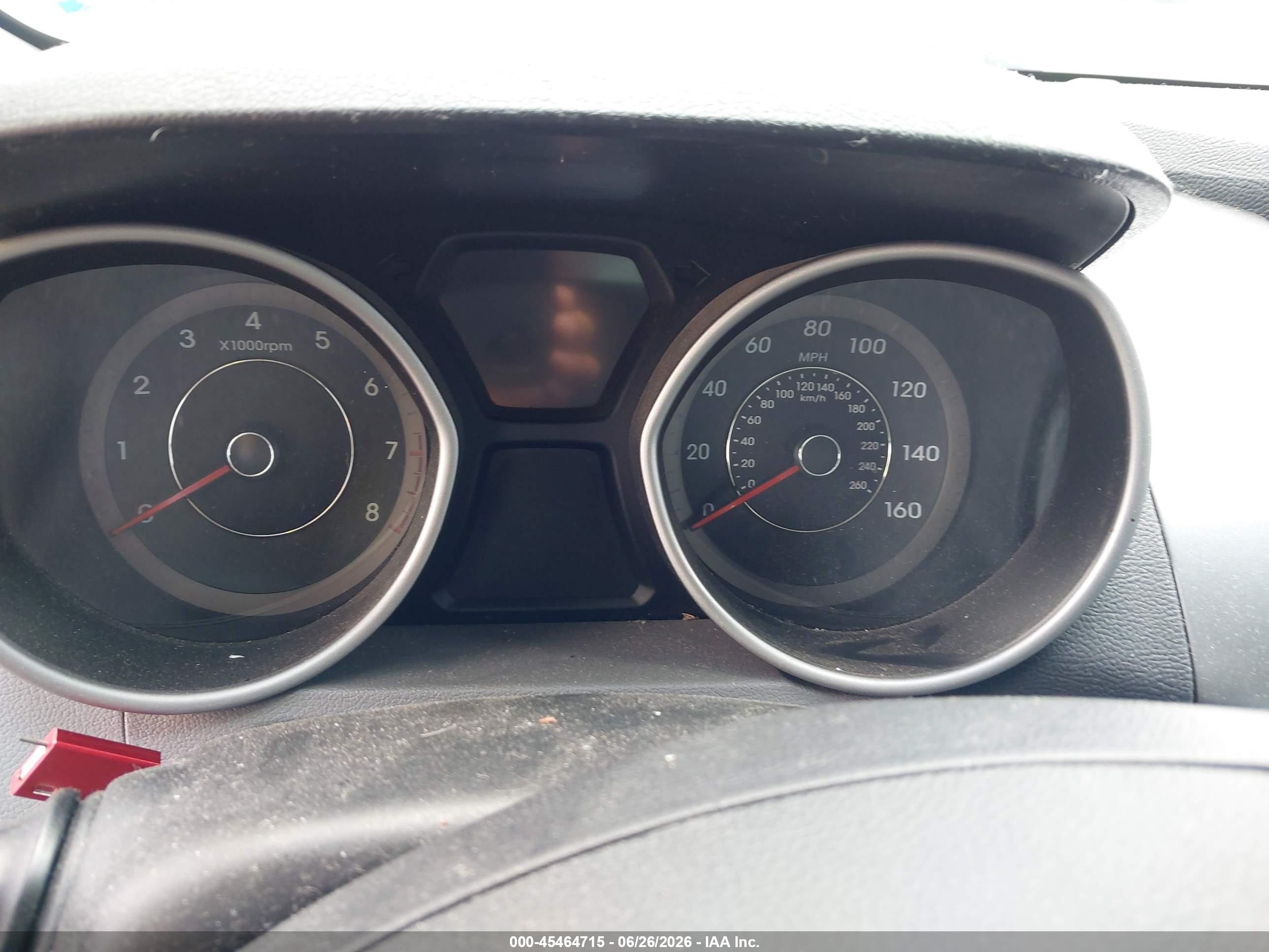 2013 Hyundai Elantra Limited Blue vin: KMHDH4AE9DU715543
