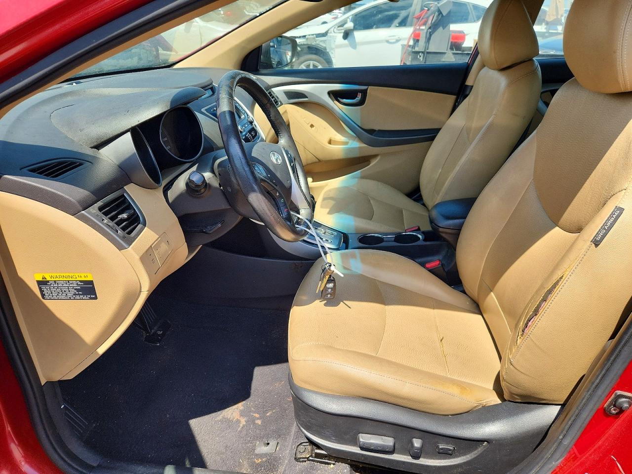 2013 Hyundai Elantra Limited Красный vin: KMHDH4AE9DU746162