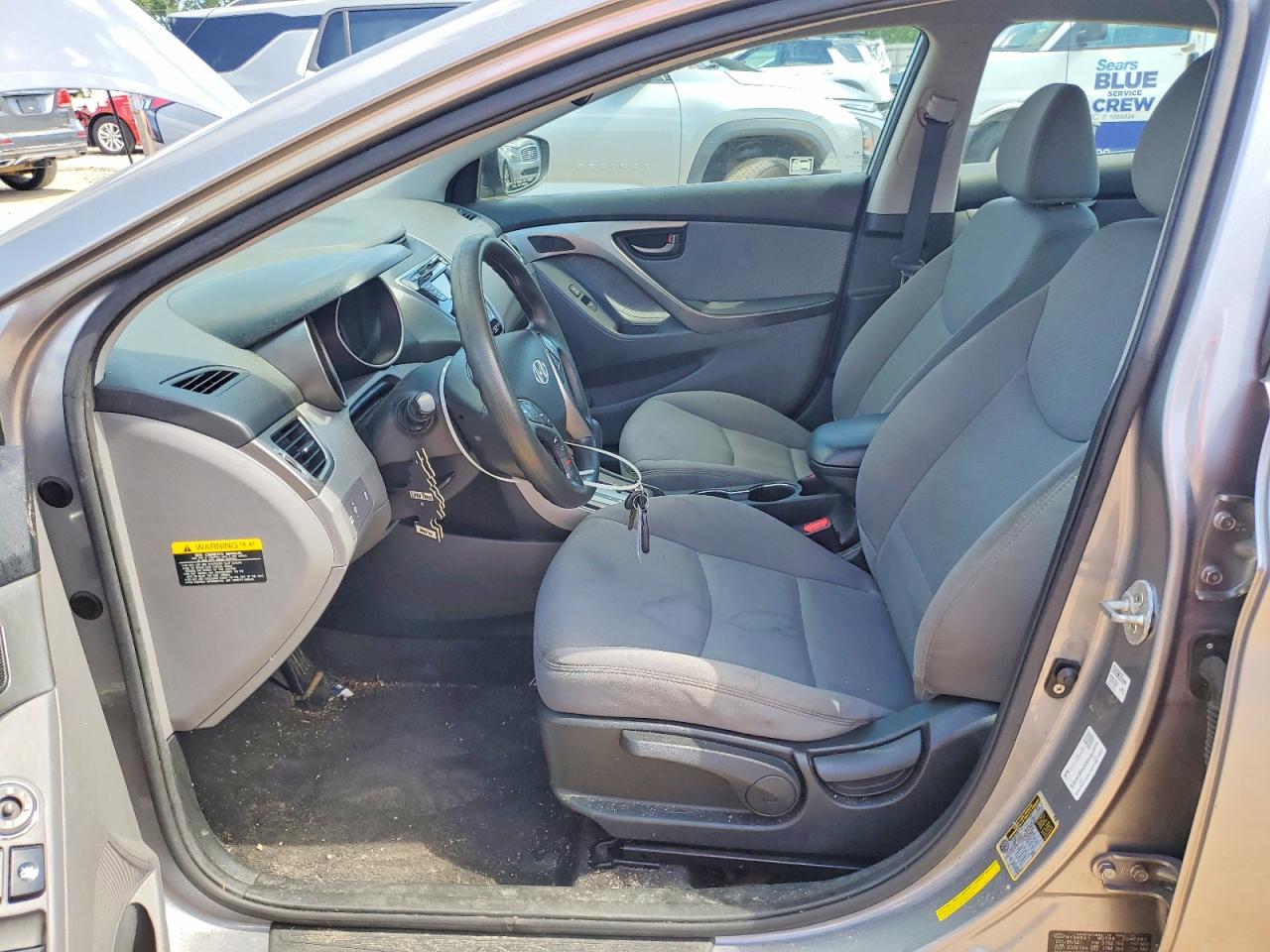 2013 Hyundai Elantra Gls Silver vin: KMHDH4AE9DU754584