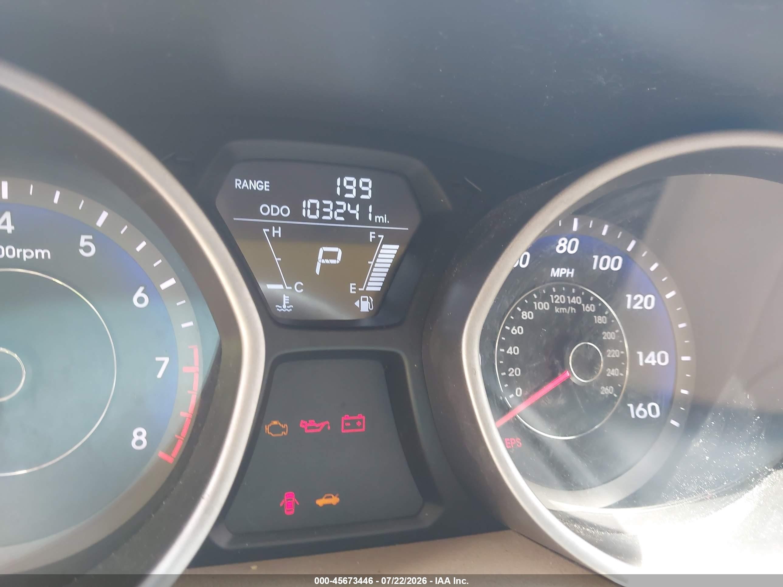 2013 Hyundai Elantra Gls Red vin: KMHDH4AE9DU810670