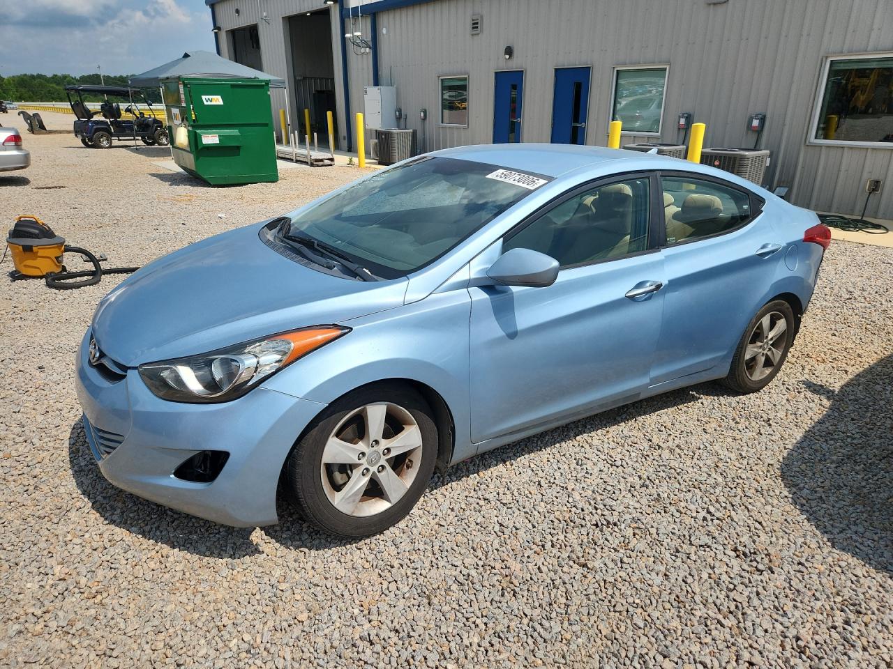 2013 Hyundai Elantra Gls Blue vin: KMHDH4AE9DU811267
