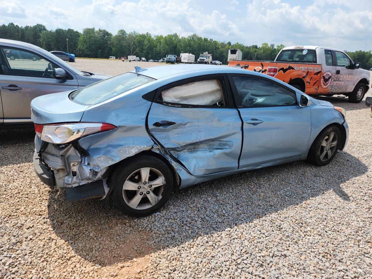 2013 Hyundai Elantra Gls Blue vin: KMHDH4AE9DU811267