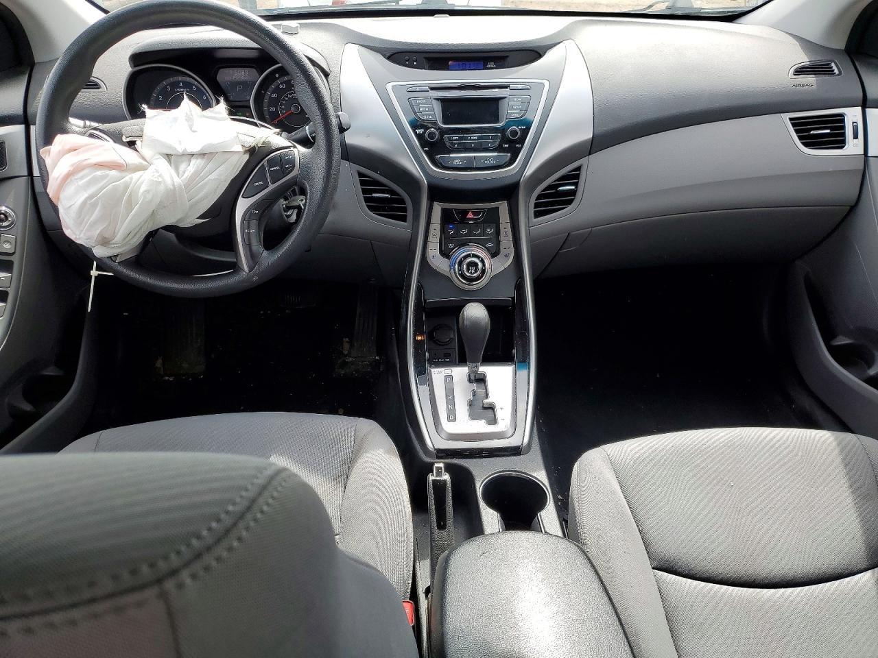 2013 Hyundai Elantra Gls Silver vin: KMHDH4AE9DU842227