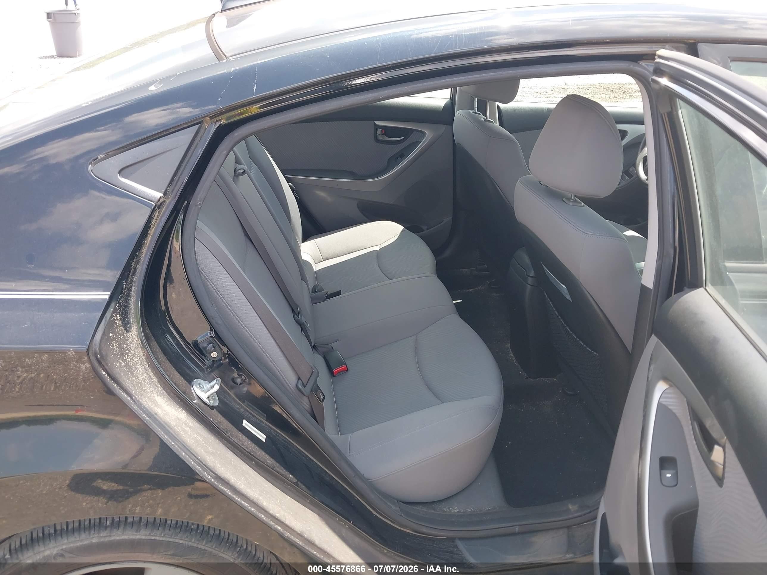 2013 Hyundai Elantra Gls Черный vin: KMHDH4AE9DU878144