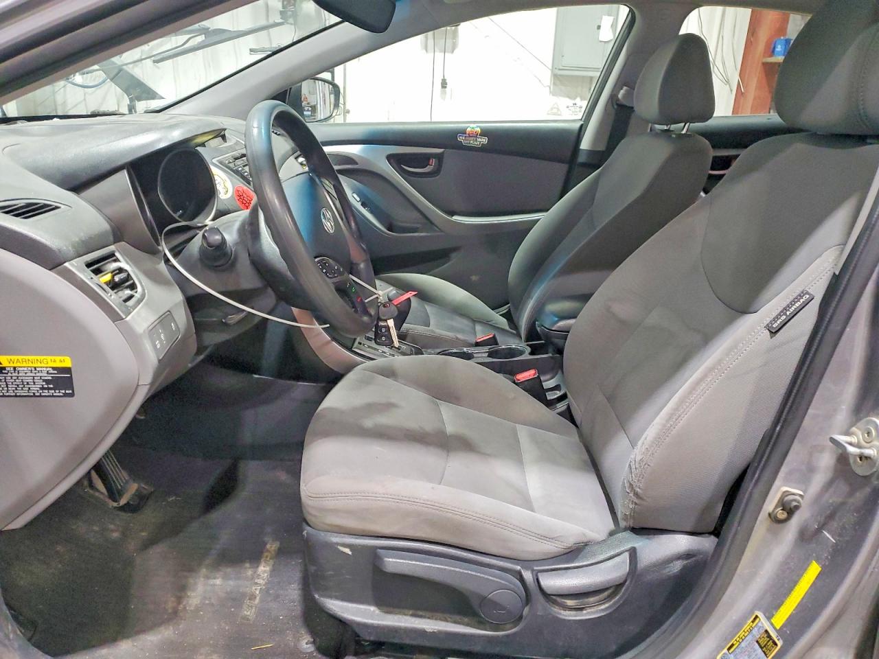 2013 Hyundai Elantra Gls Gray vin: KMHDH4AE9DU911241