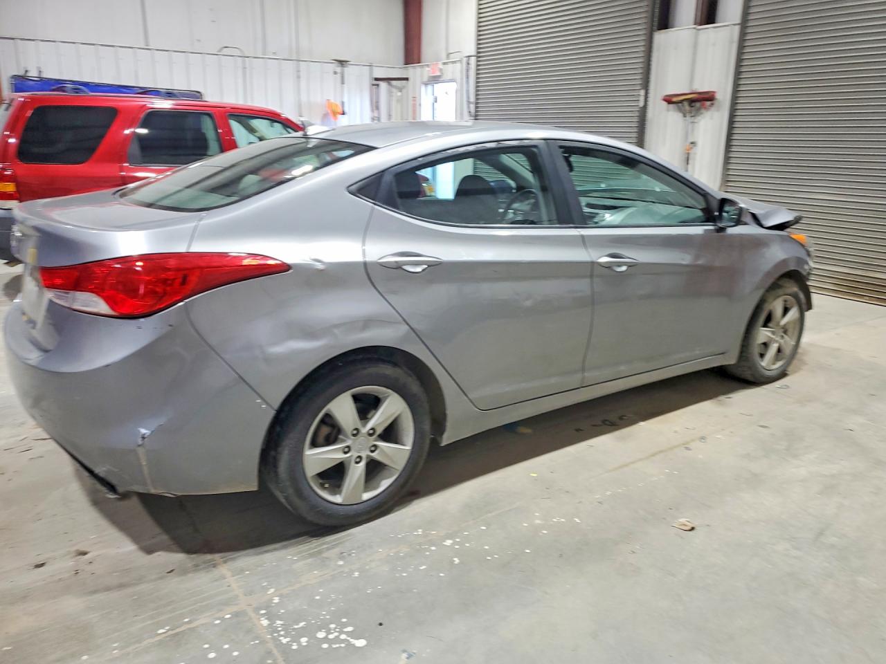 2013 Hyundai Elantra Gls Gray vin: KMHDH4AE9DU911241