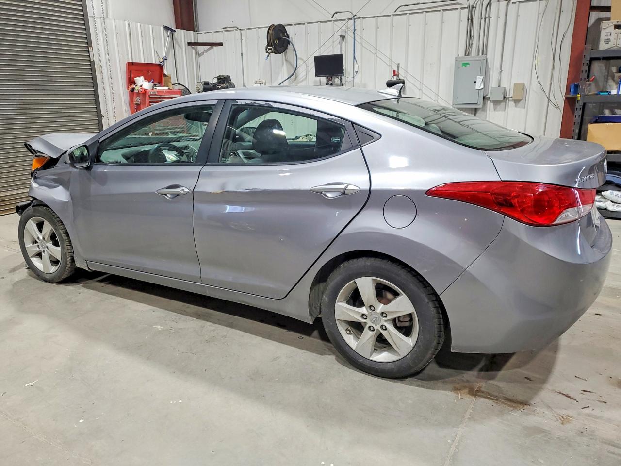 2013 Hyundai Elantra Gls Gray vin: KMHDH4AE9DU911241