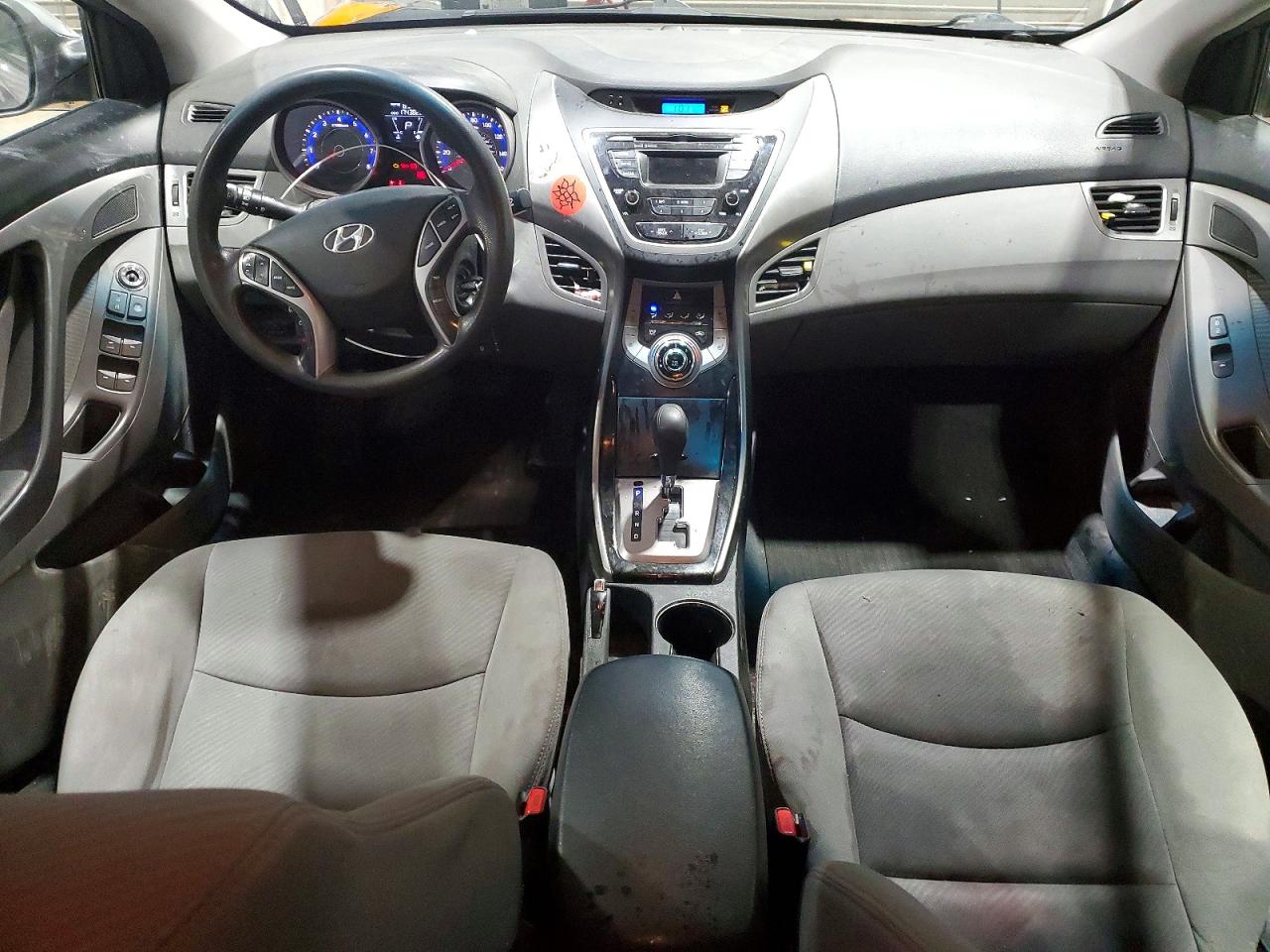 2013 Hyundai Elantra Gls Gray vin: KMHDH4AE9DU911241
