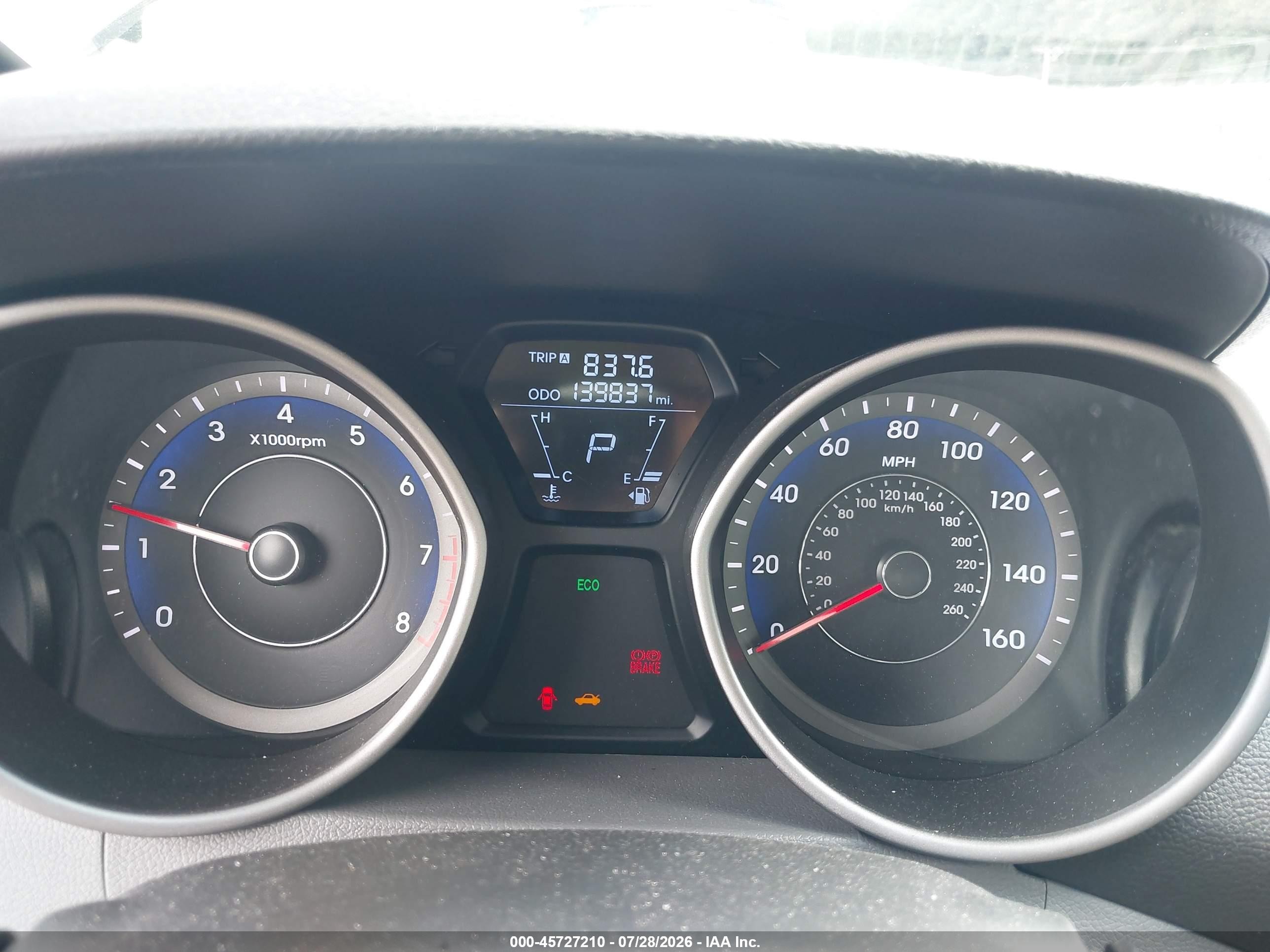 2013 Hyundai Elantra Limited Silver vin: KMHDH4AE9DU917279