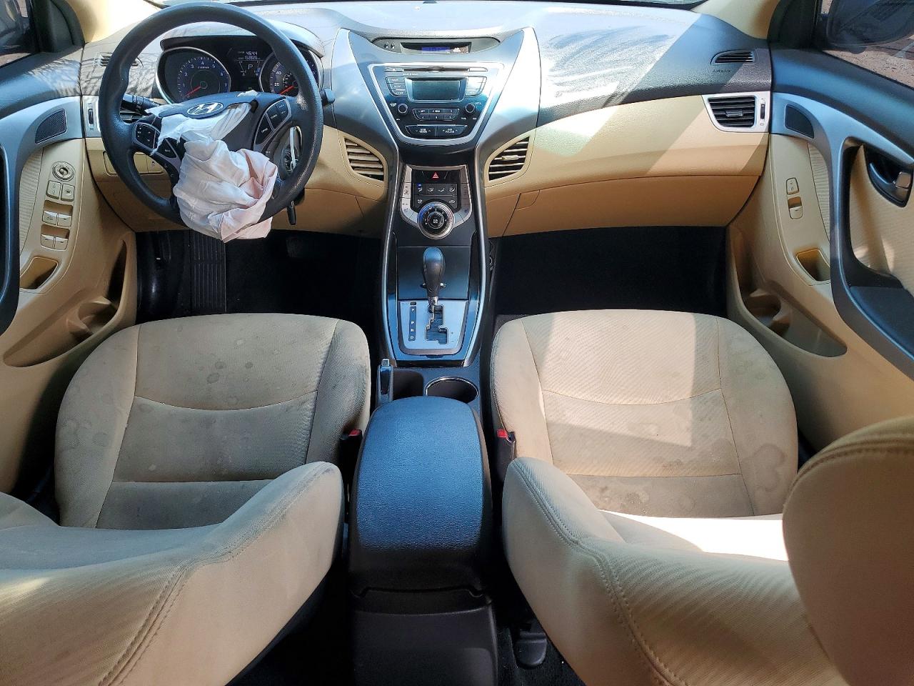 2013 Hyundai Elantra Gls Black vin: KMHDH4AE9DU927116