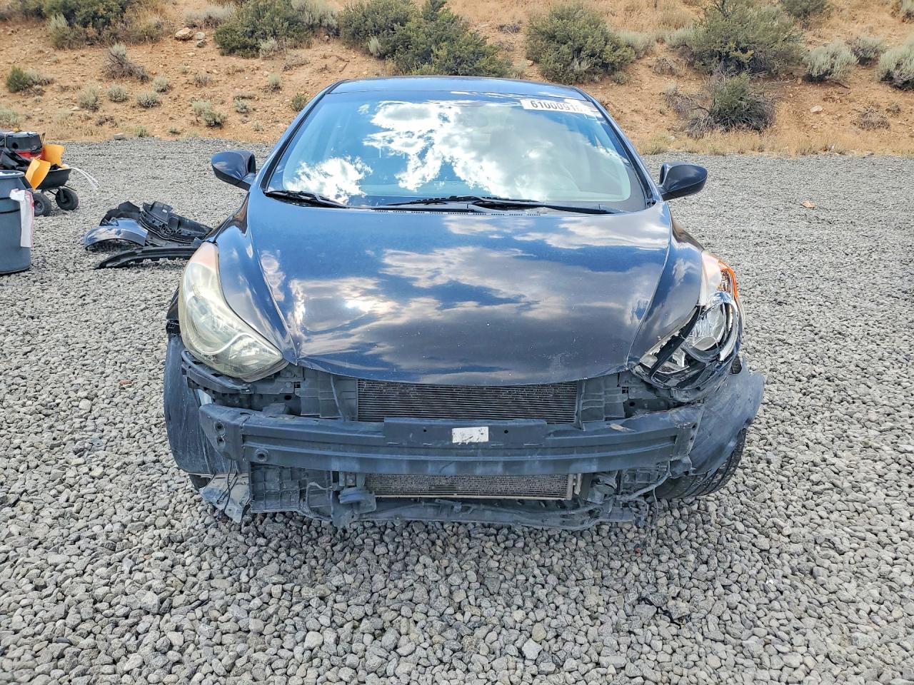 2013 Hyundai Elantra Gls Black vin: KMHDH4AE9DU936060