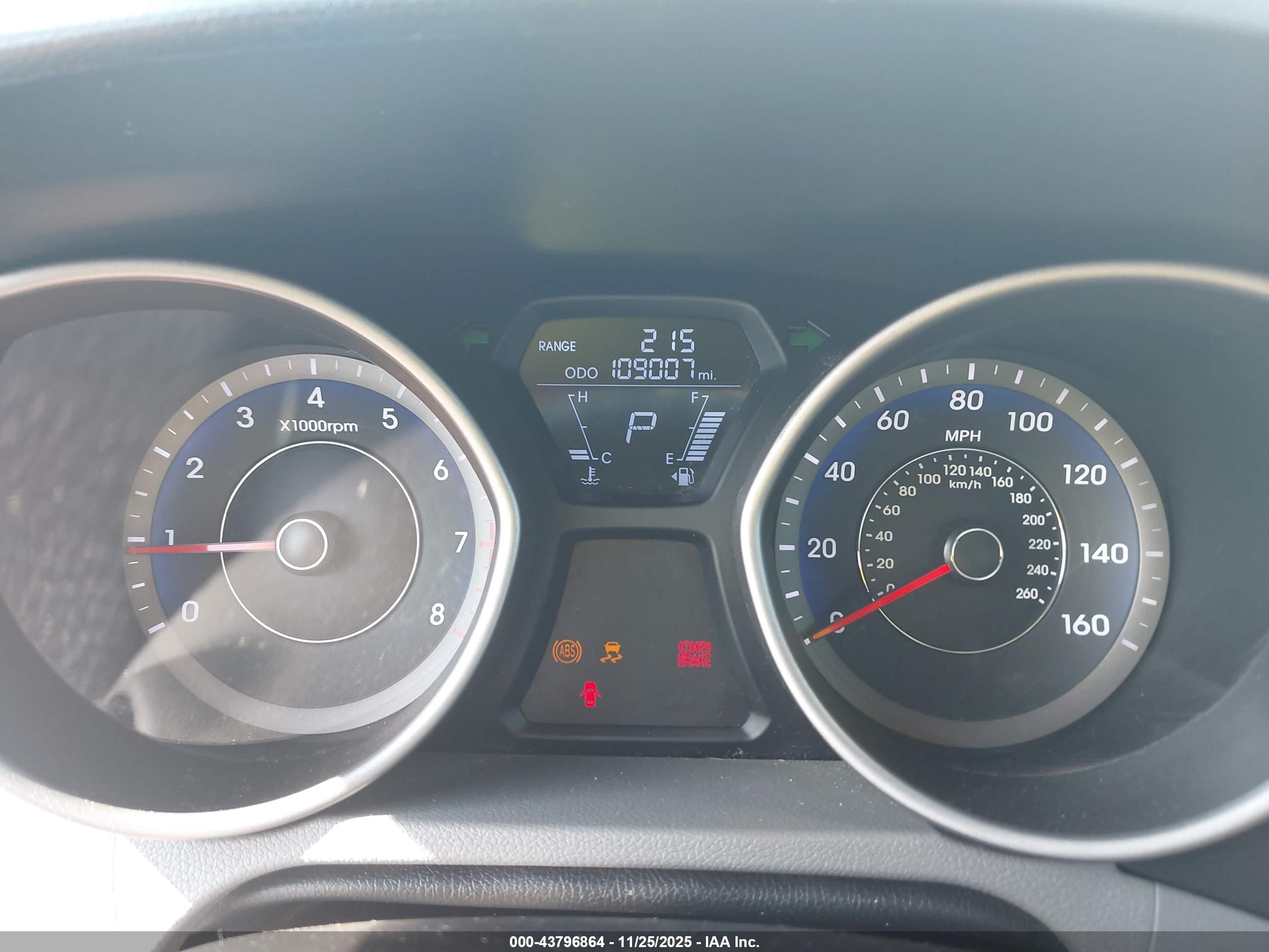 2013 Hyundai Elantra Gls Gray vin: KMHDH4AE9DU942764