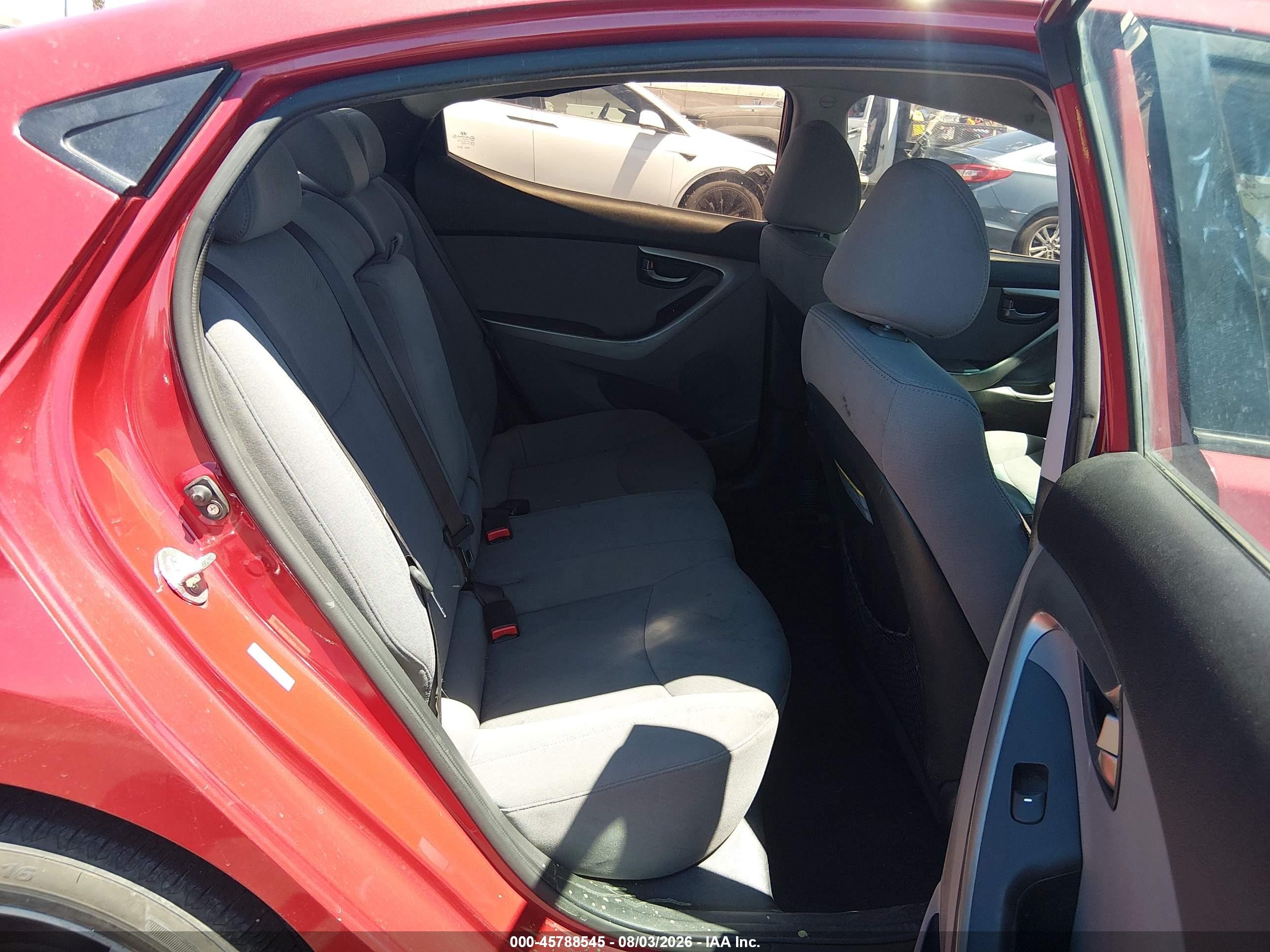 2013 Hyundai Elantra Gls Red vin: KMHDH4AE9DU944126