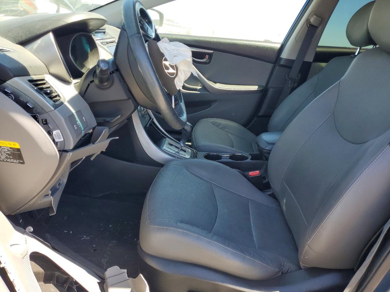 2013 Hyundai Elantra Limited Blue vin: KMHDH4AE9DU963632