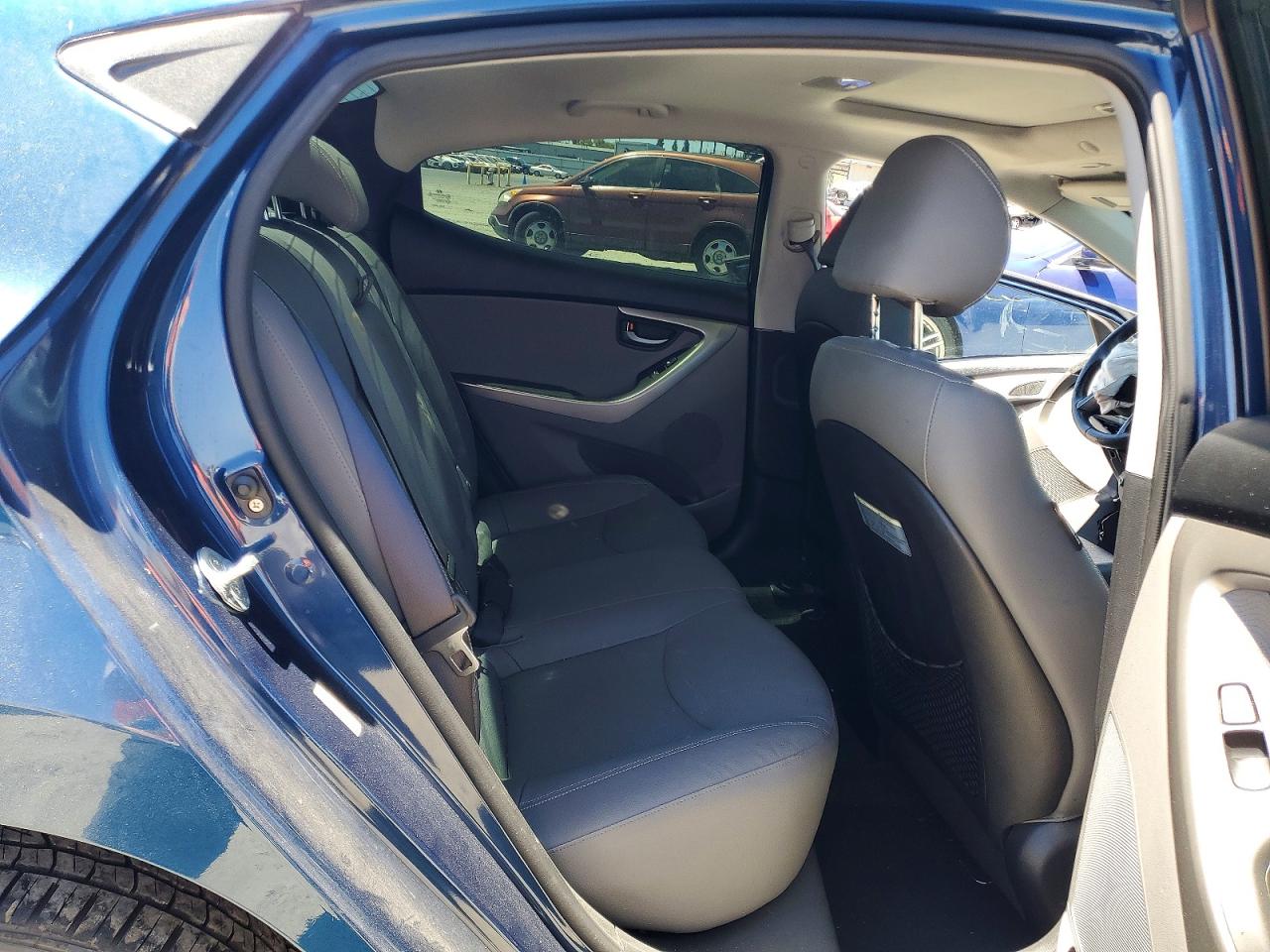 2013 Hyundai Elantra Limited Blue vin: KMHDH4AE9DU963632
