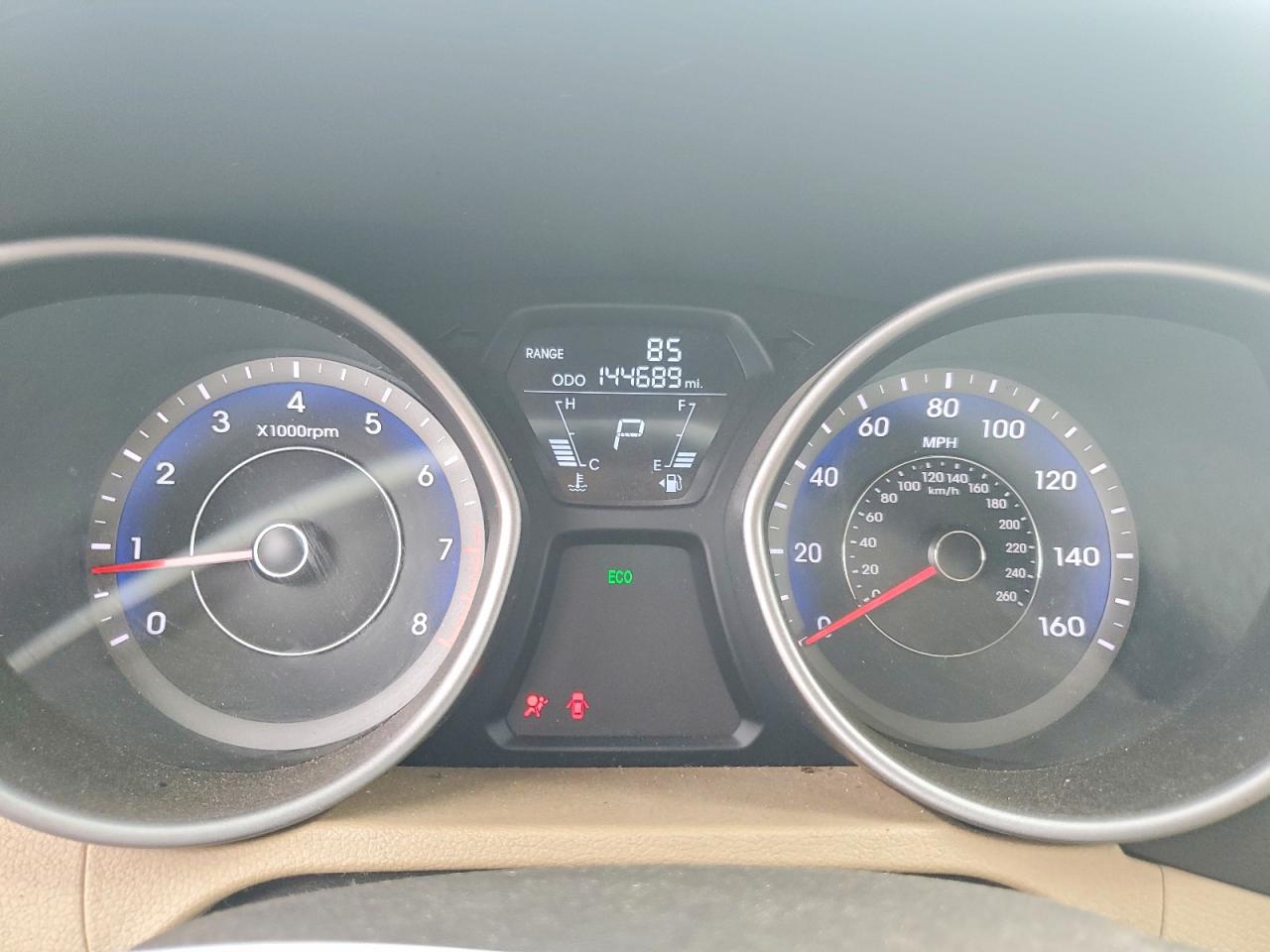 2013 Hyundai Elantra Limited Blue vin: KMHDH4AE9DU976381
