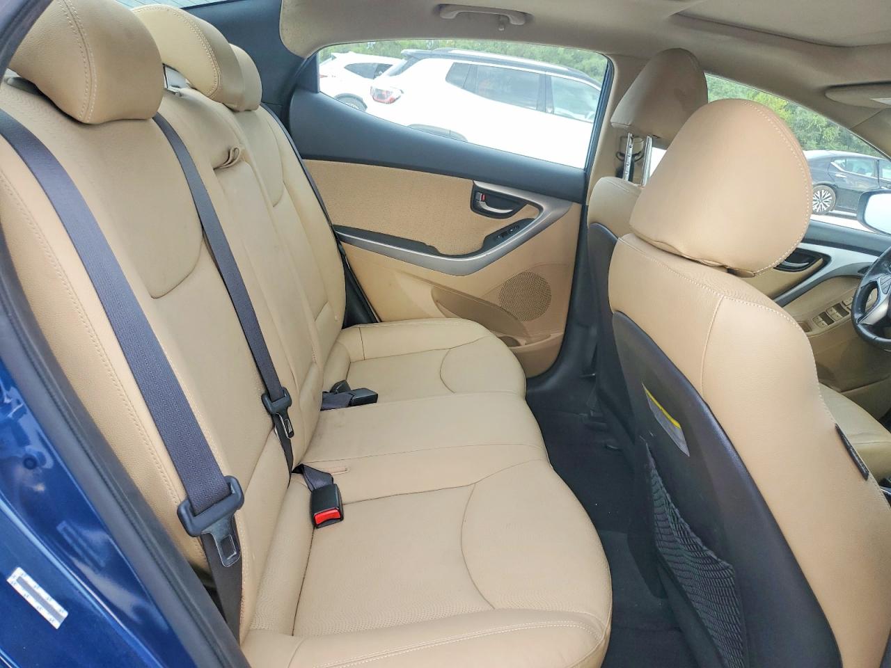 2013 Hyundai Elantra Limited Blue vin: KMHDH4AE9DU976381