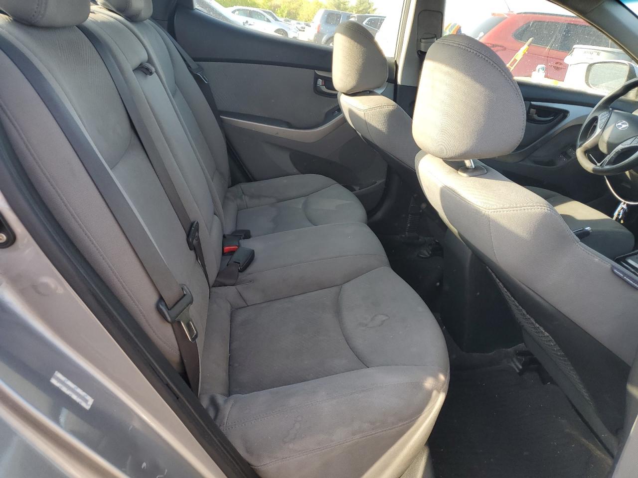 2013 Hyundai Elantra Gray vin: KMHDH4AE9DU980706