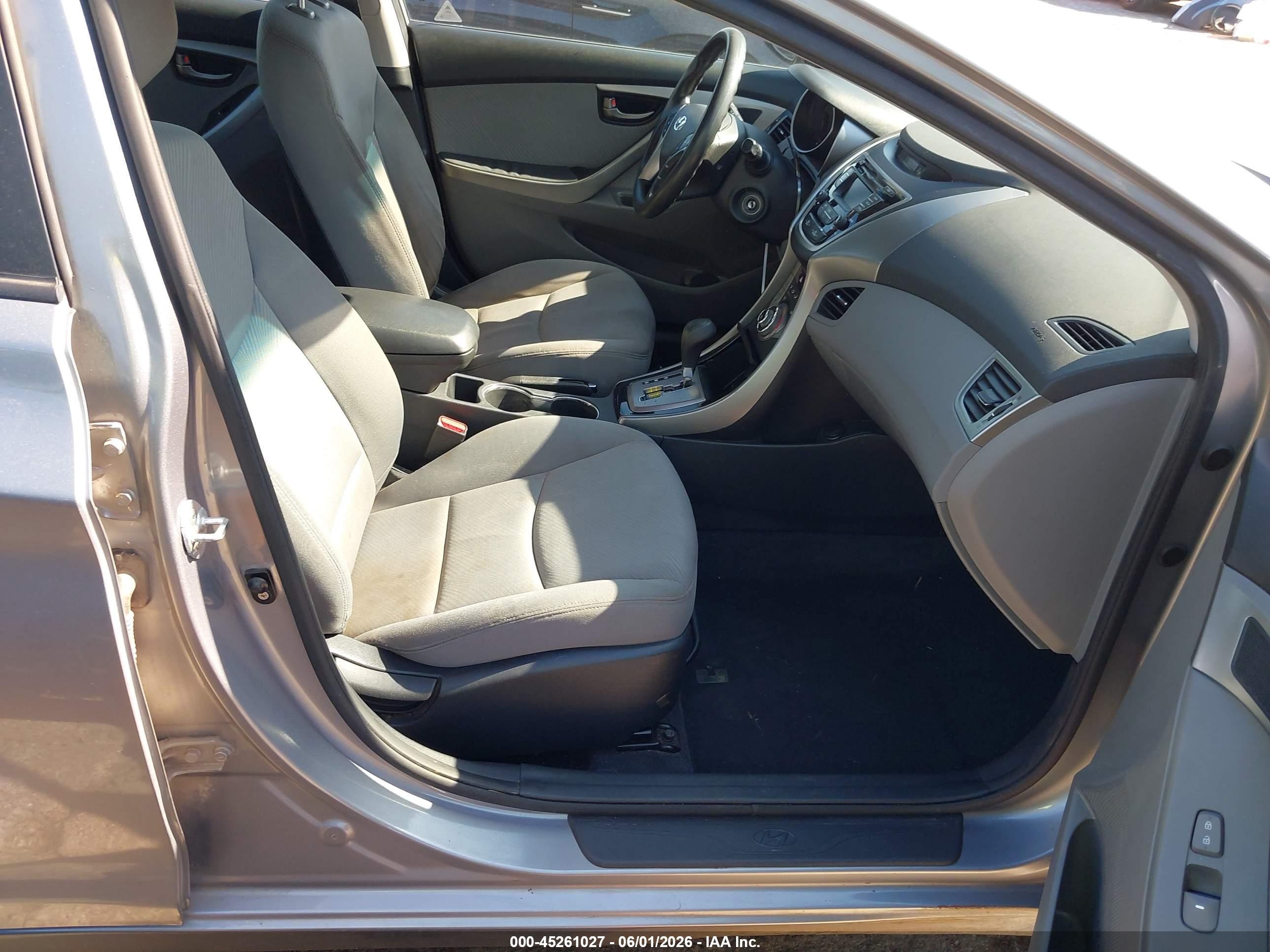2013 Hyundai Elantra Gls Silver vin: KMHDH4AE9DU993178