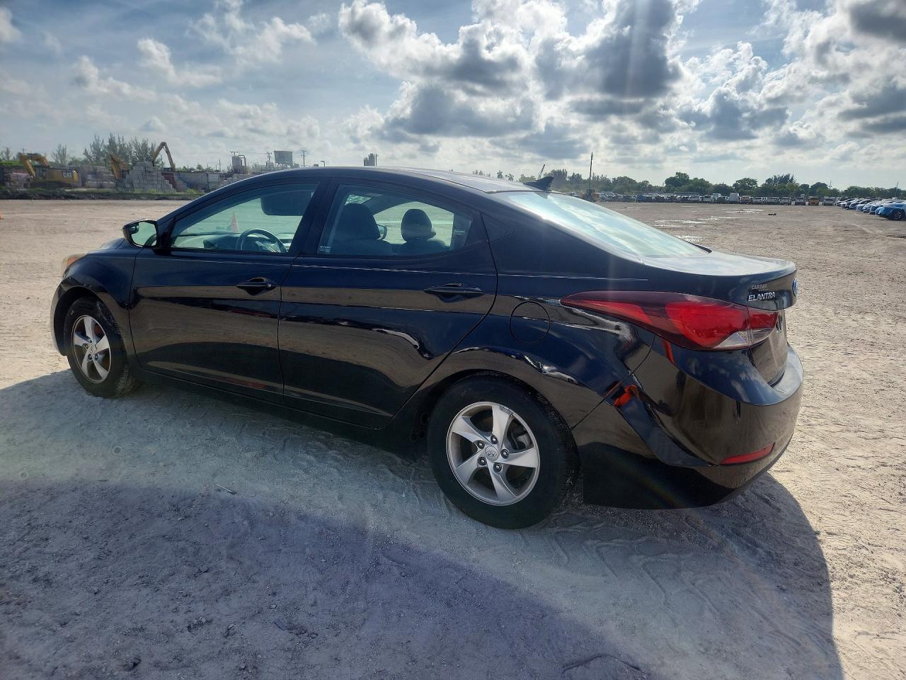 2014 Hyundai Elantra Se Black vin: KMHDH4AE9EU034591