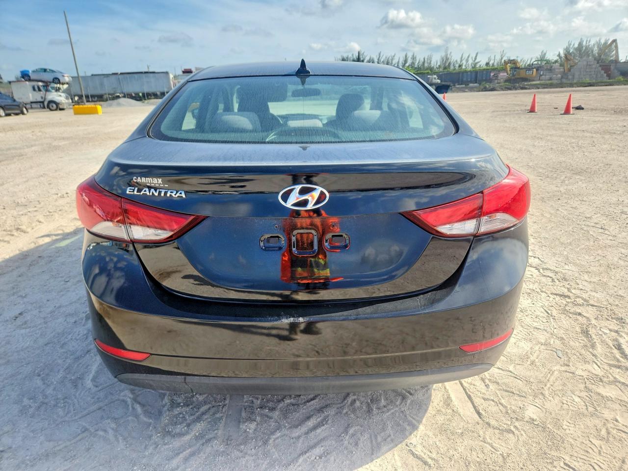 2014 Hyundai Elantra Se Black vin: KMHDH4AE9EU034591