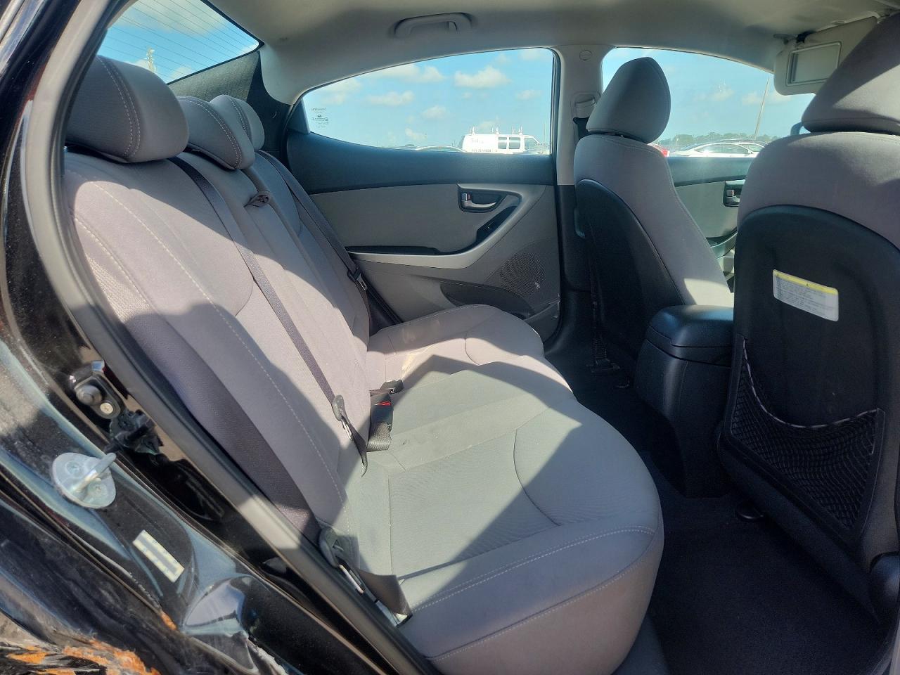 2014 Hyundai Elantra Se Black vin: KMHDH4AE9EU034591