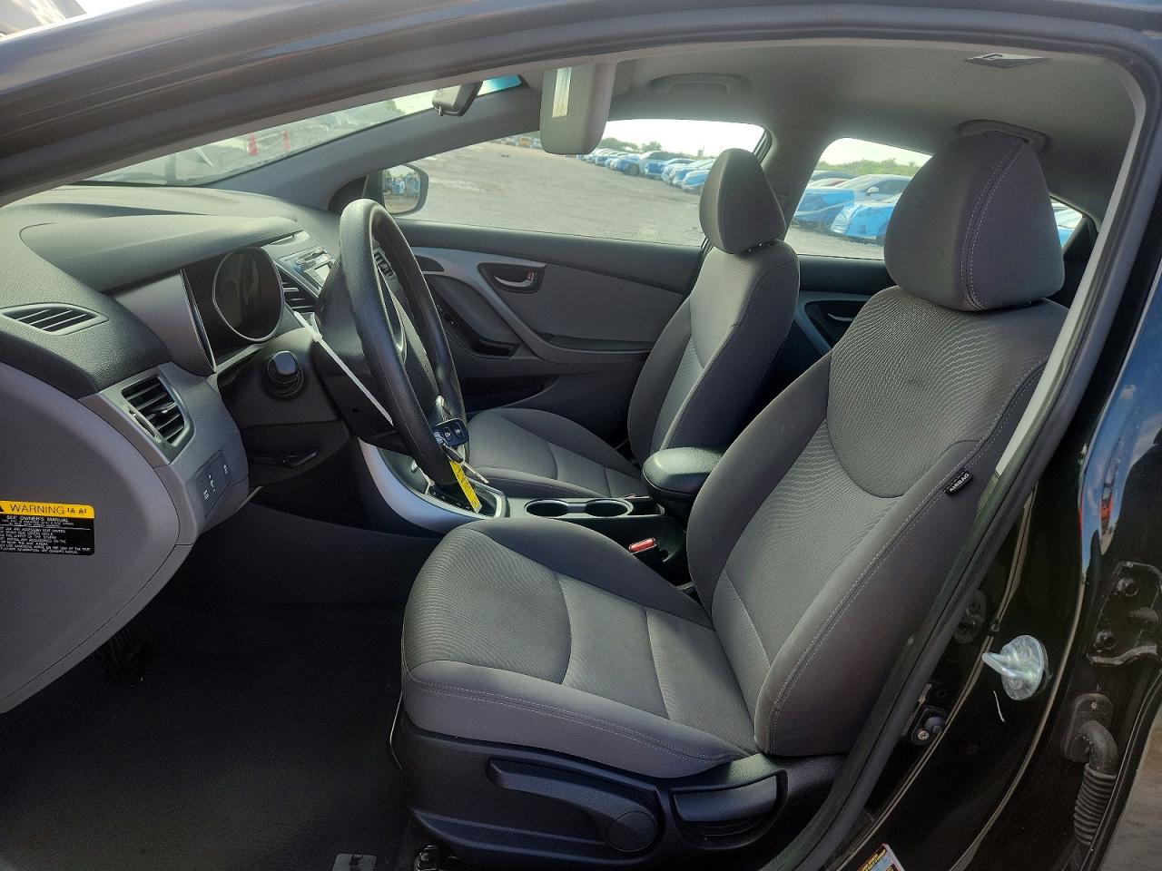 2014 Hyundai Elantra Se Black vin: KMHDH4AE9EU034591