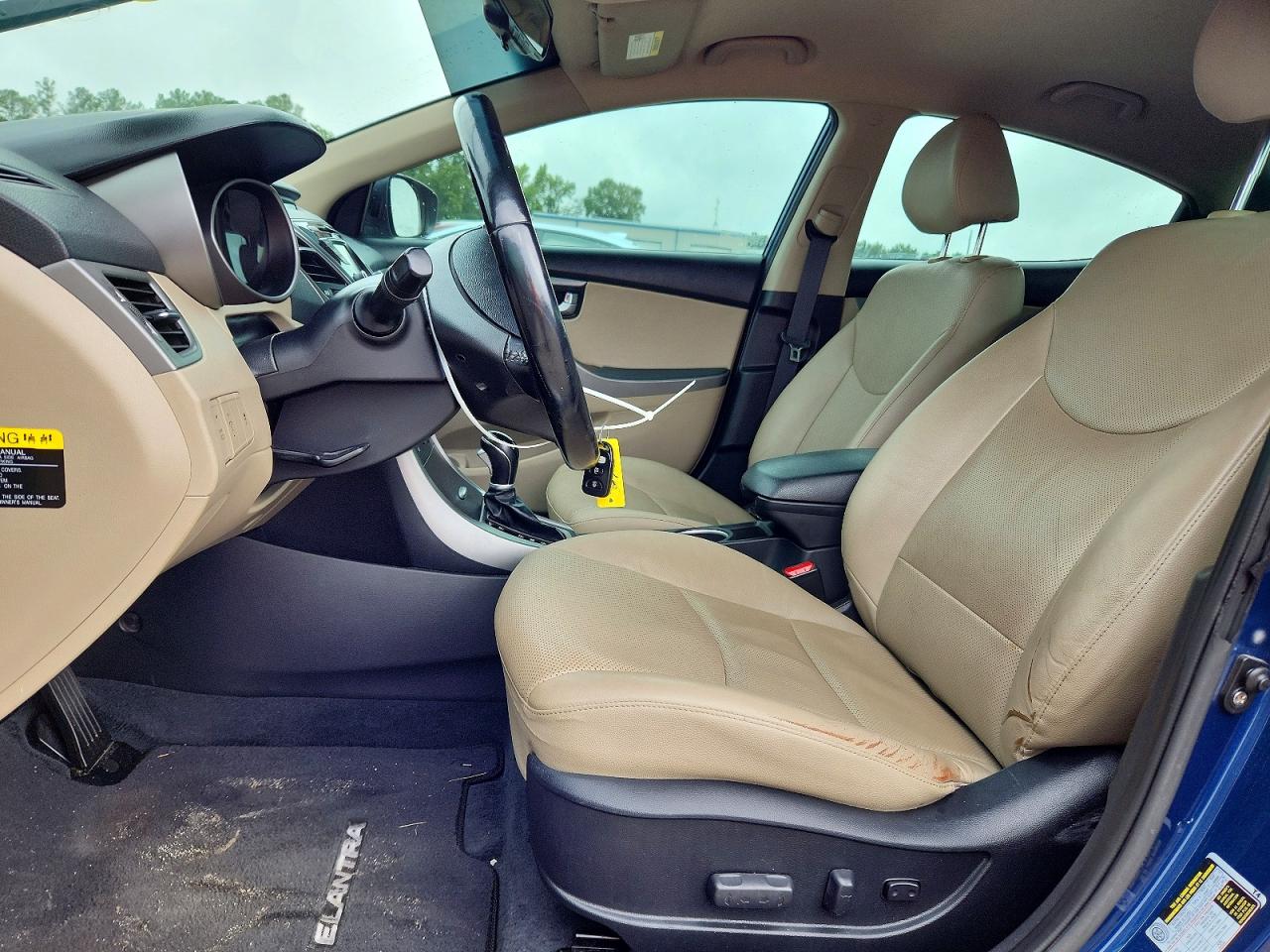 2014 Hyundai Elantra Limited Blue vin: KMHDH4AE9EU036650
