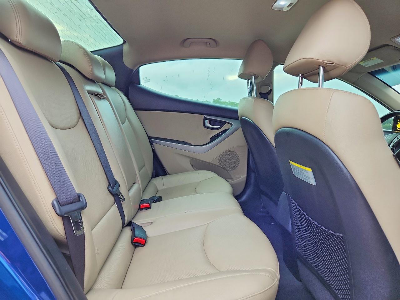 2014 Hyundai Elantra Limited Blue vin: KMHDH4AE9EU036650